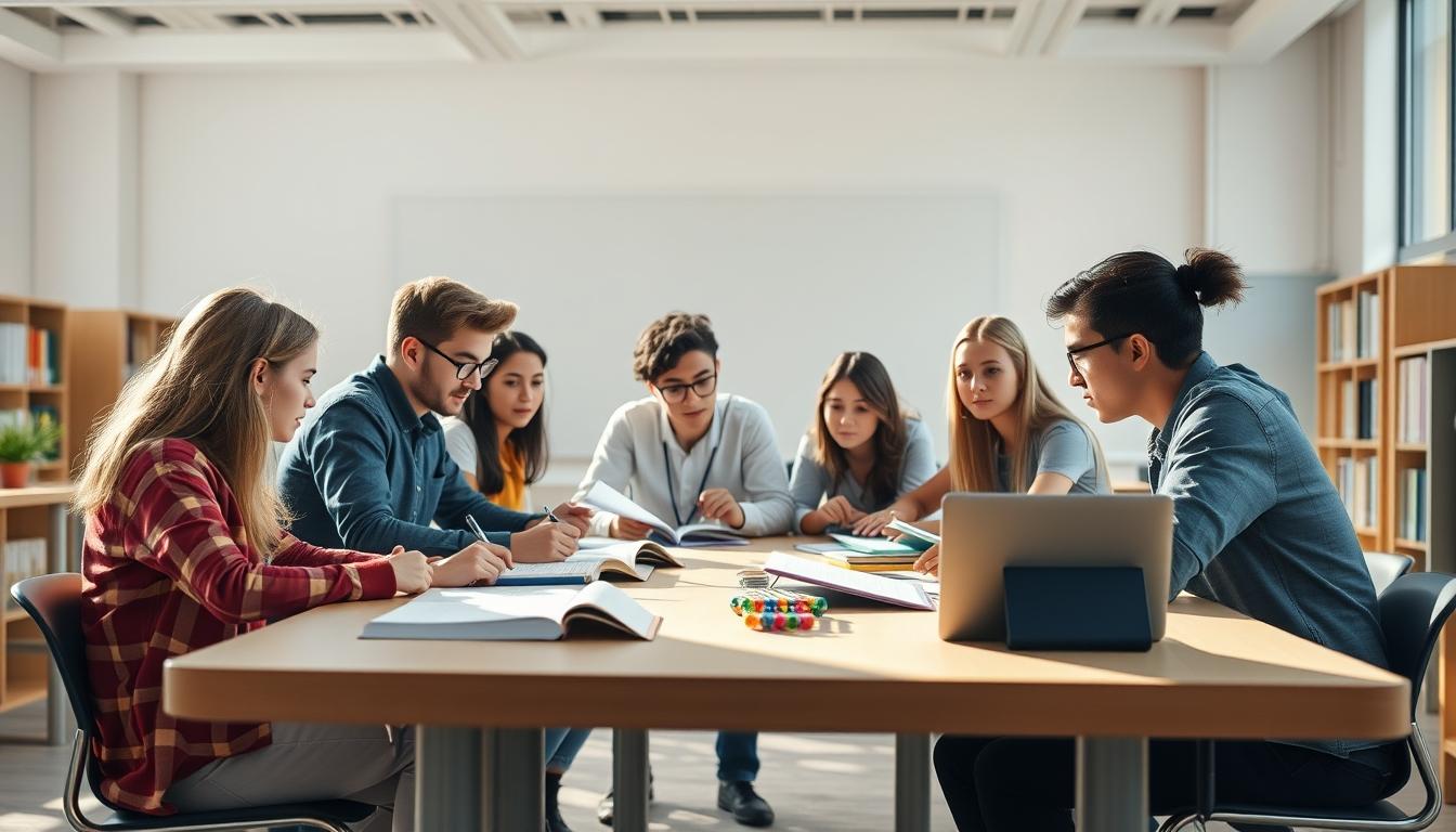 Digital learning platform with online study materials