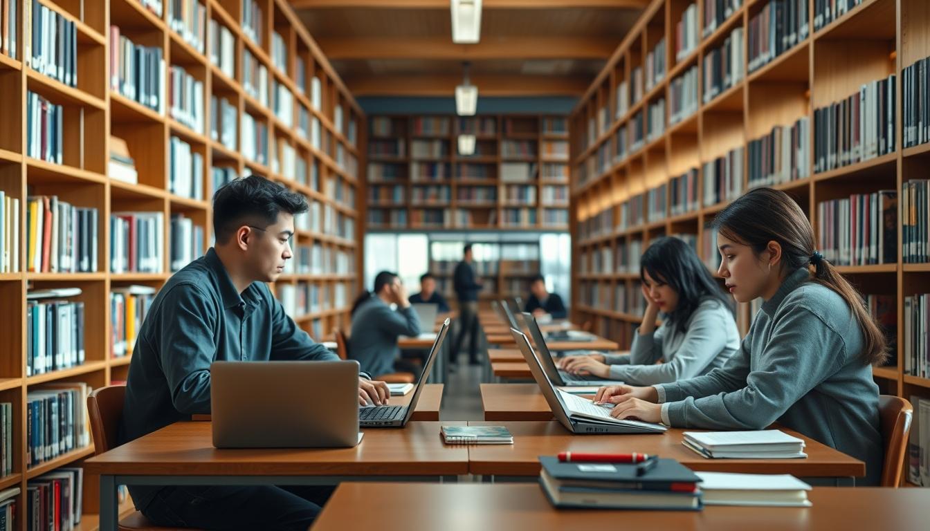 Organized study environment supporting productive learning