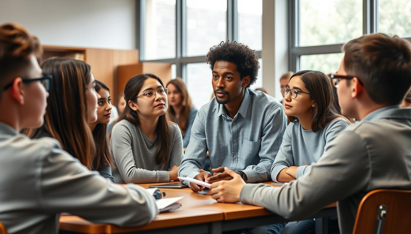 Modern university campus for students